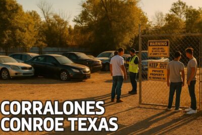Corralones de Carros en Conroe Texas Cerca de Mi