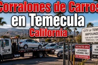 Corralones de Carros en Temecula California Cerca de Mi
